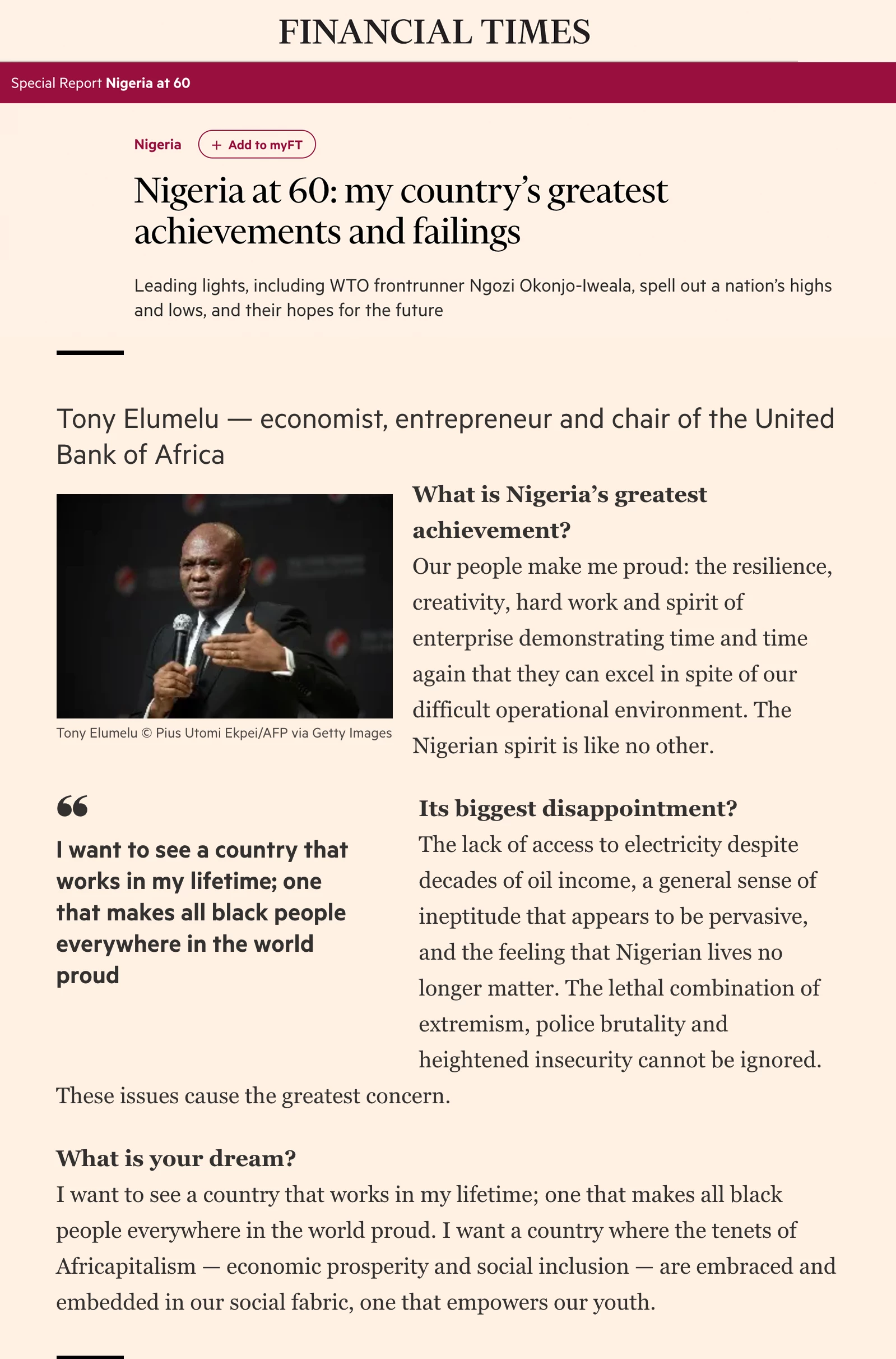 Nigeria at 60