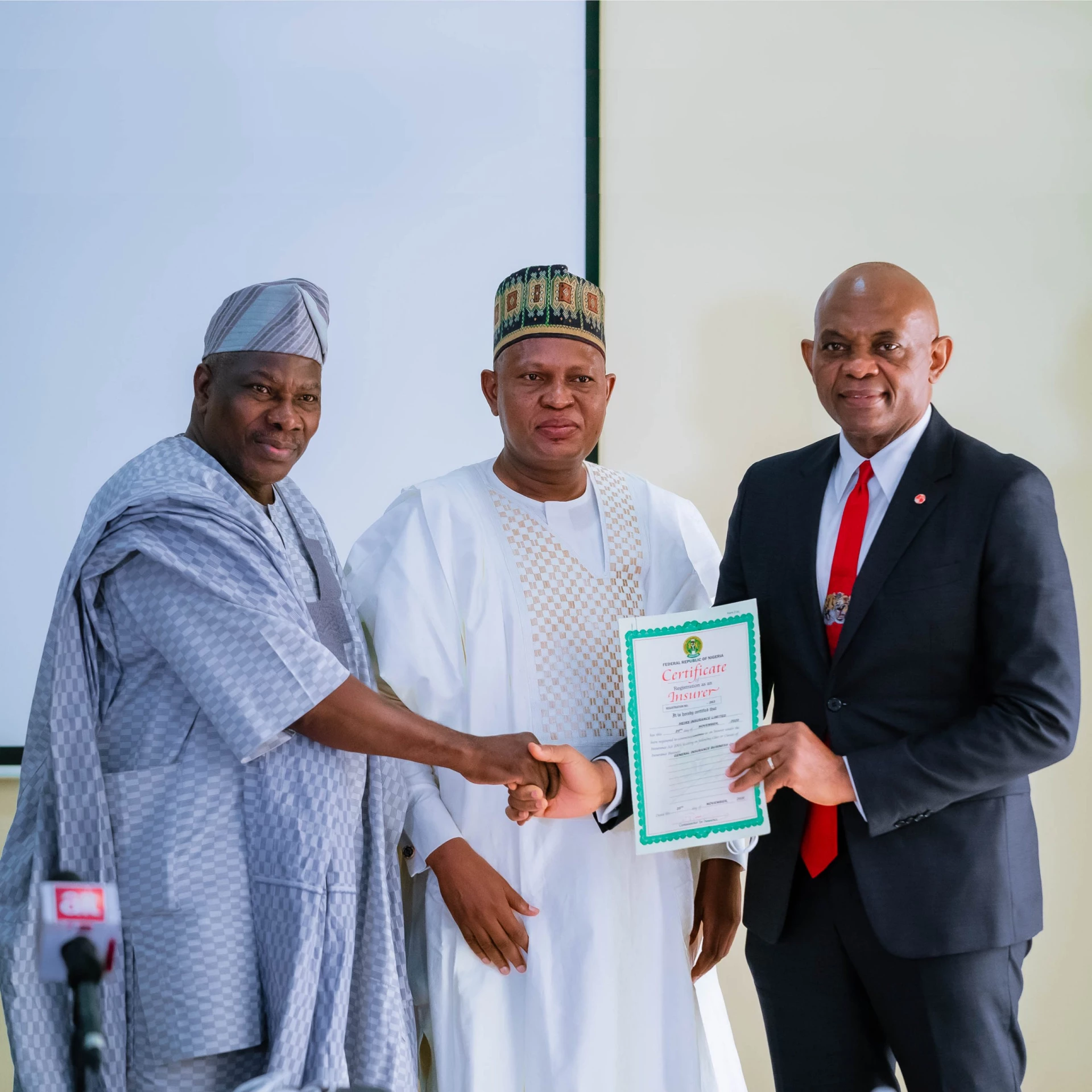 NAICOM: Chairman of Heirs Holdings receives operating licence for Heirs Insurance and Heirs Life