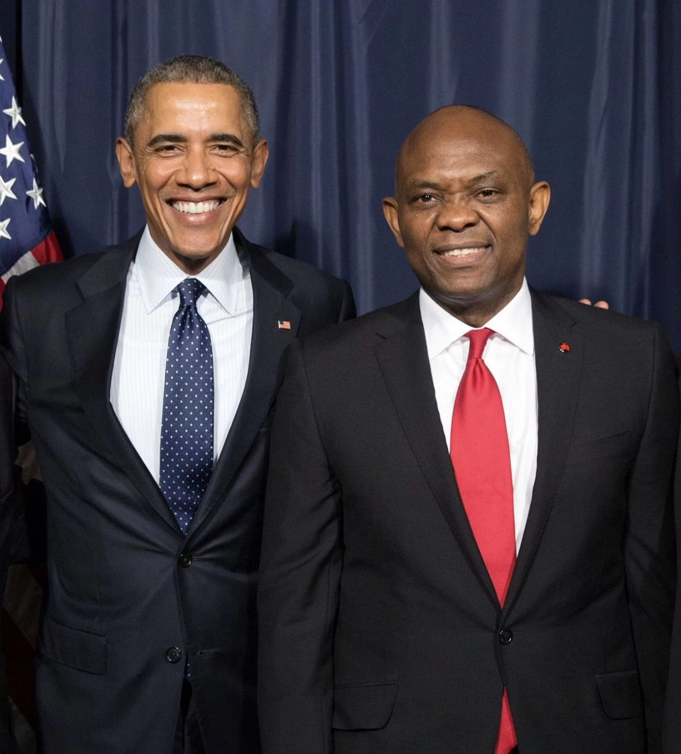 Heirs holdings Chairman, Tony Elumelu and Obama