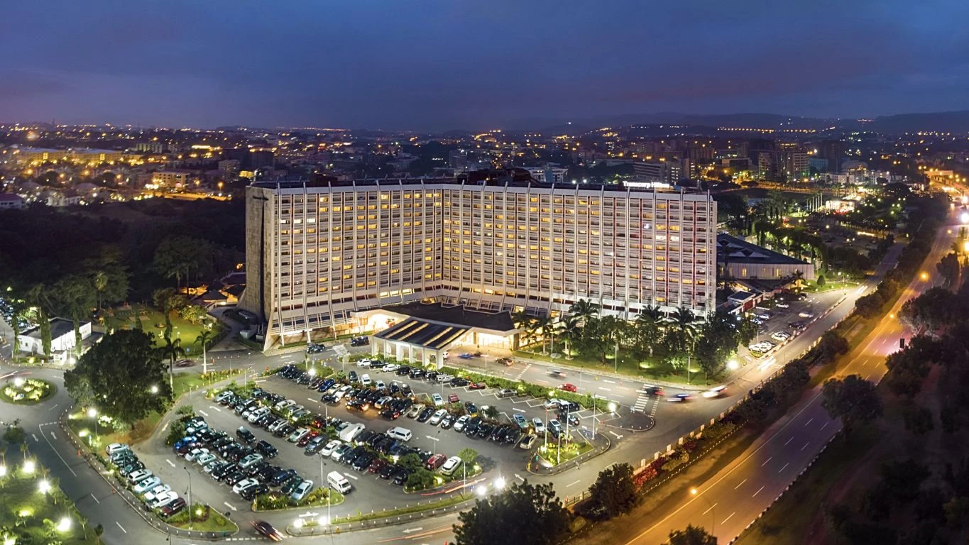 Skyline view of Transcorp Hilton Hotel, Abuja