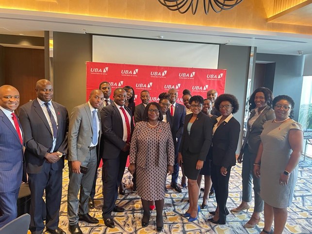 Figure 23: Met with UBA Zambia Board, Chair and colleagues