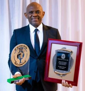 Tony O. Elumelu Receives ECOWAS Prize of Excellence and Chief of Army Staff (COAS) Appreciation Award